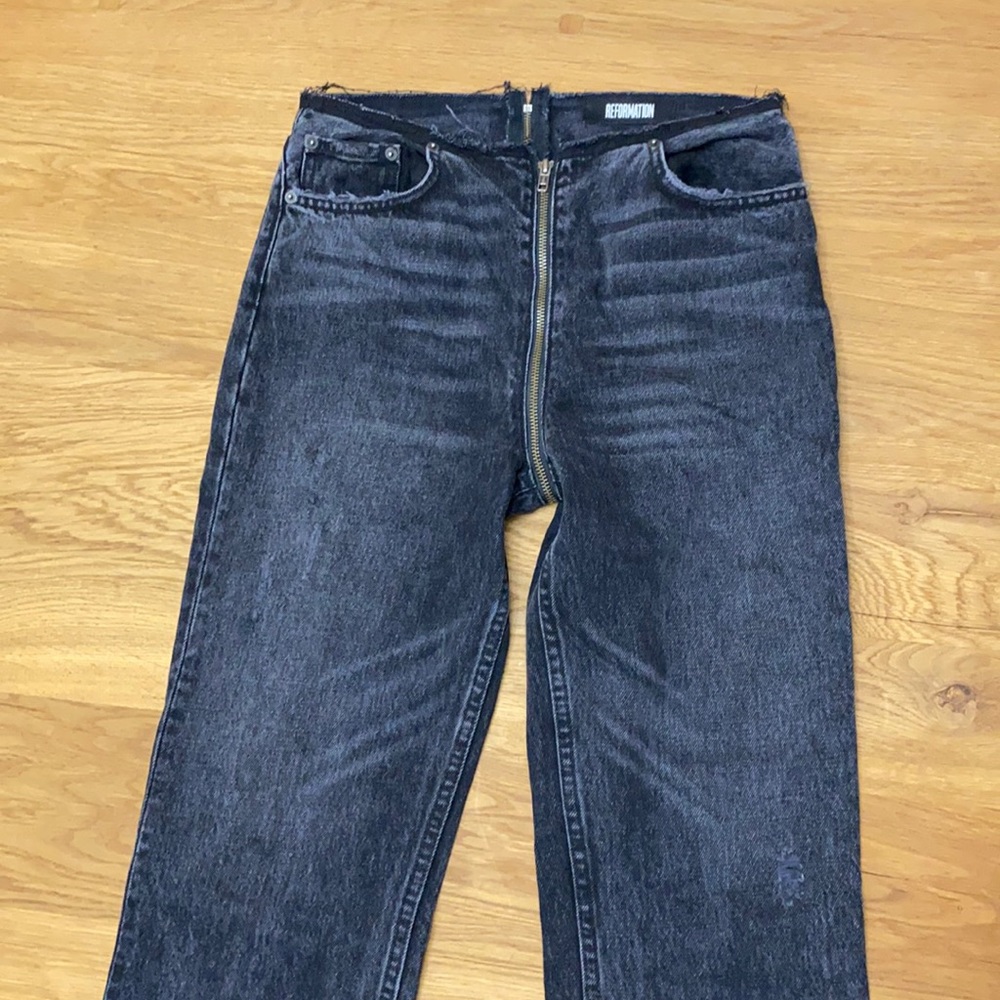 Reformation zipper Jean